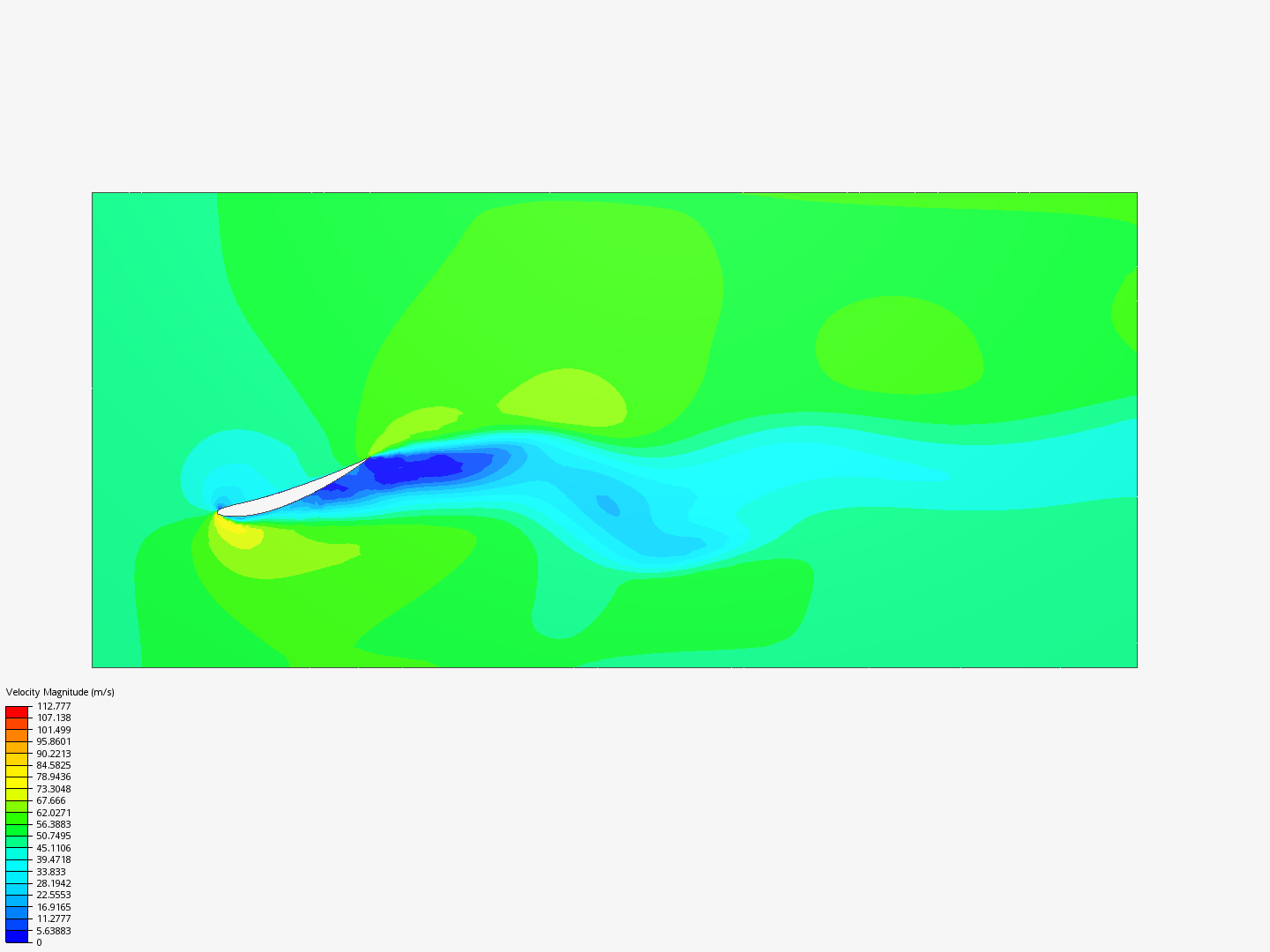 NACA6409 5 degrees - baseline image