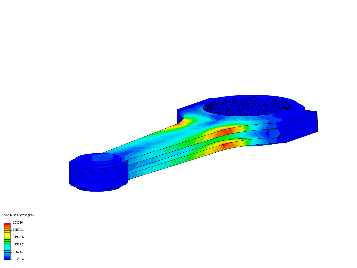 Tutorial 1: Connecting rod stress analysis image