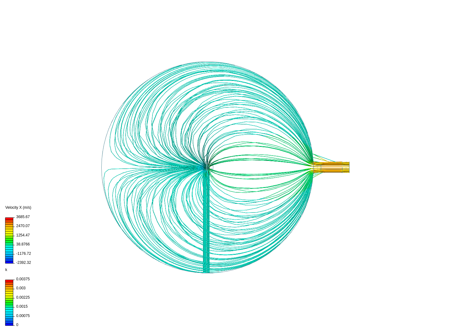 Turbo modified target volume image