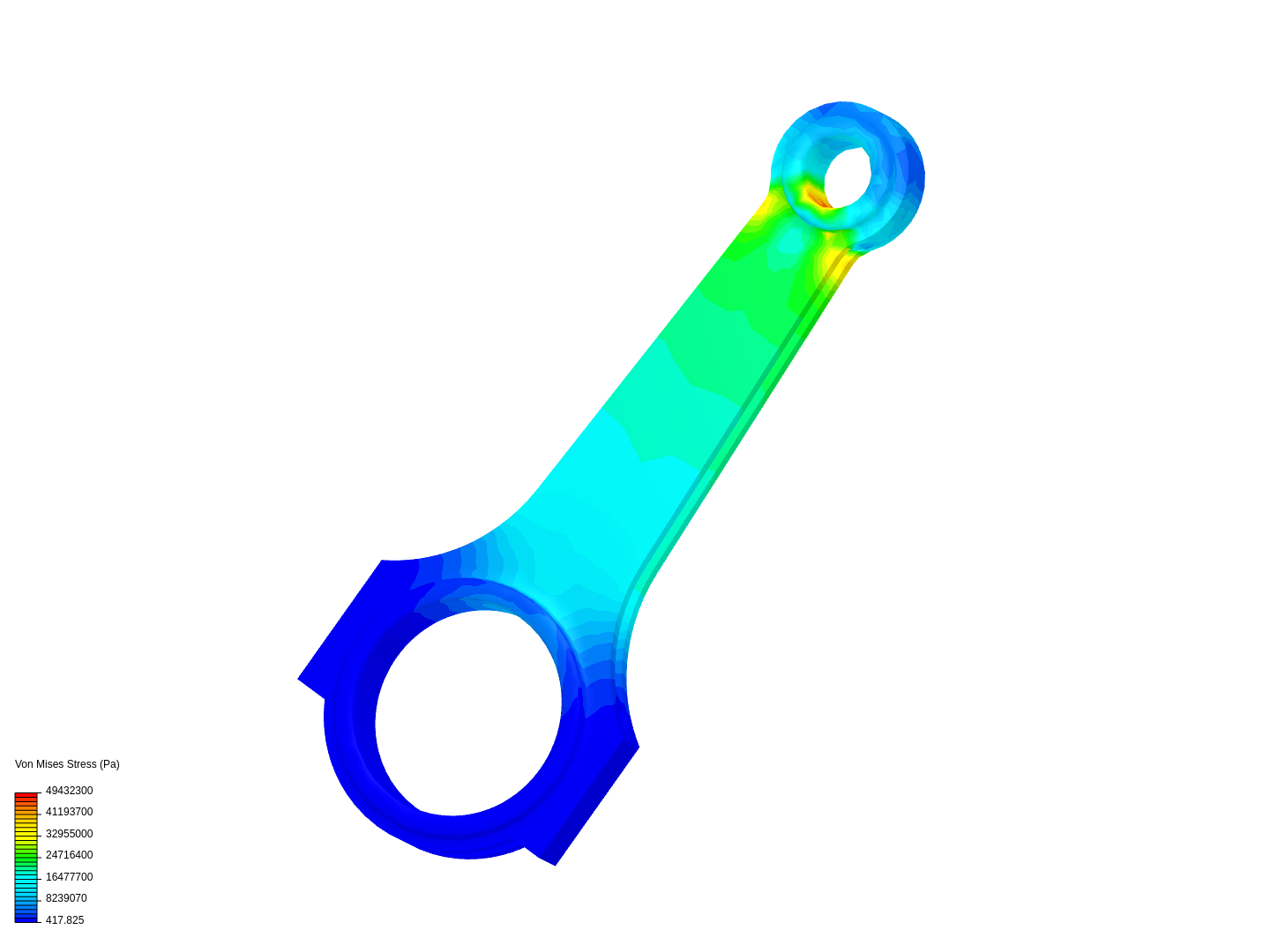 Tutorial-01: Connecting rod stress analysis image