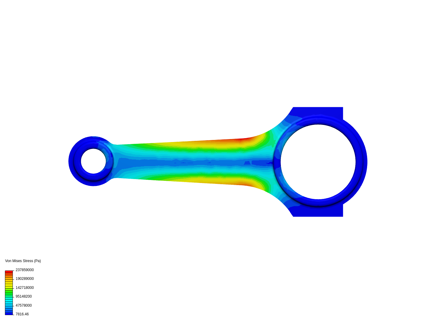 Tutorial-01: Connecting rod stress analysis image