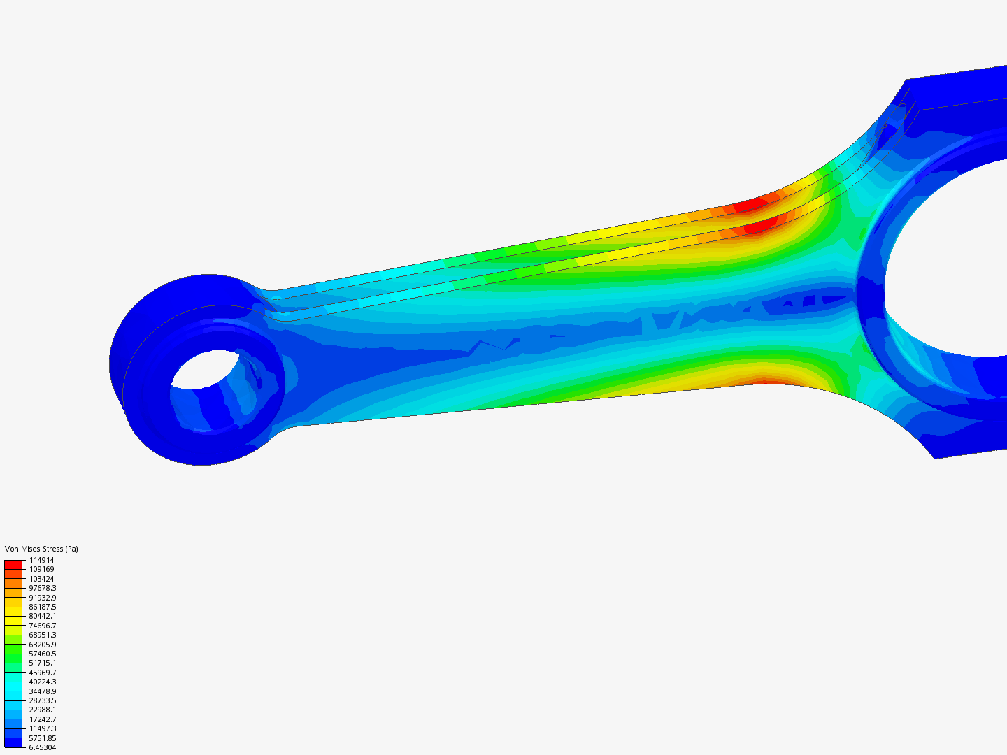 Tutorial 1: Connecting rod stress analysis image