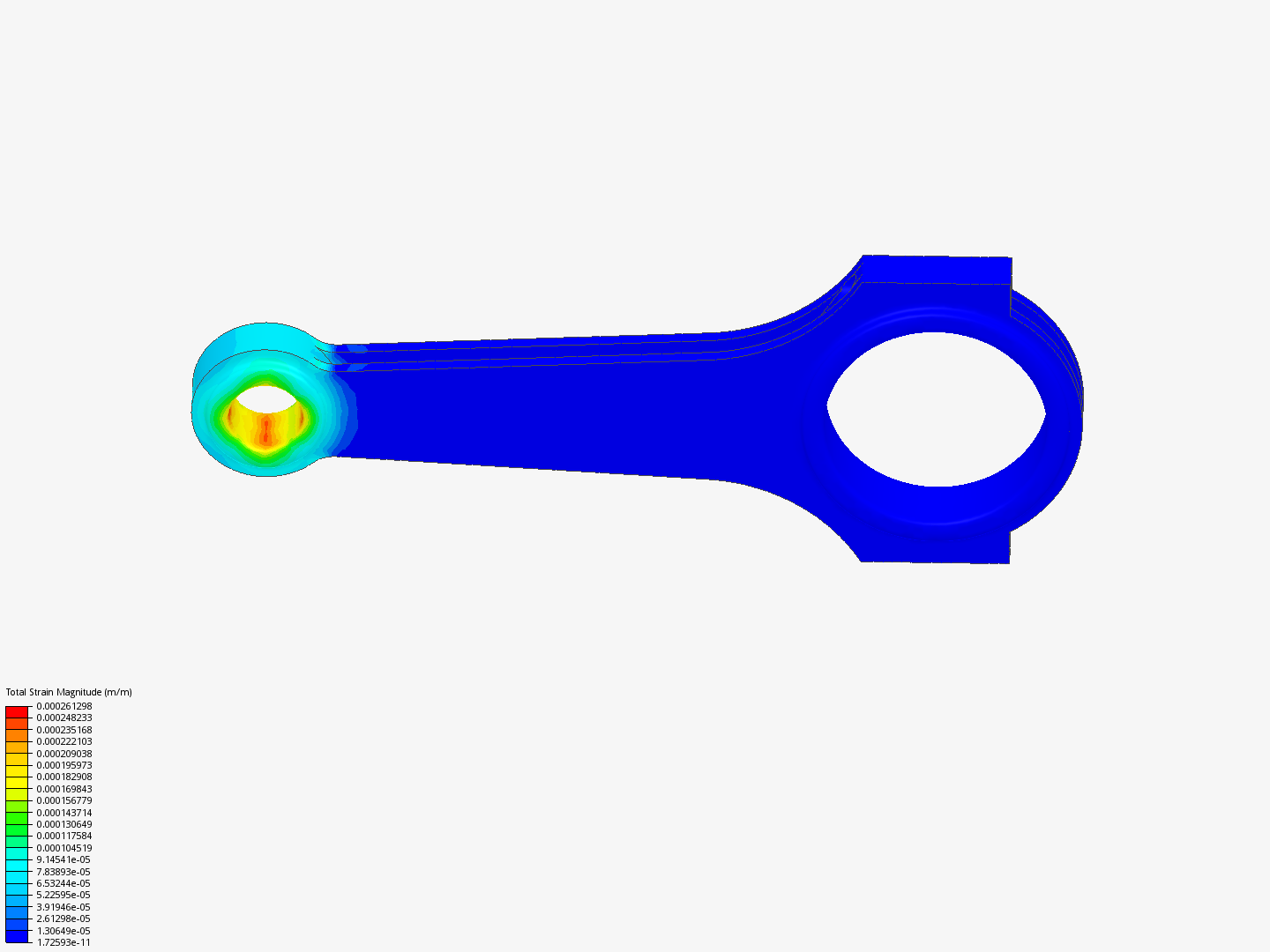 Tutorial 1: Connecting rod stress analysis image