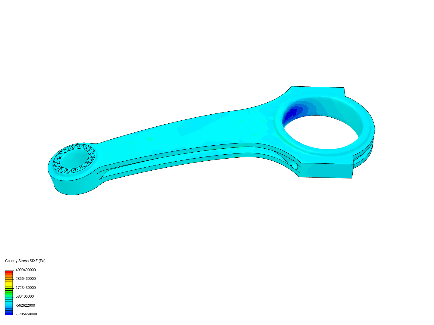 Tutorial 1: Connecting rod stress analysis image