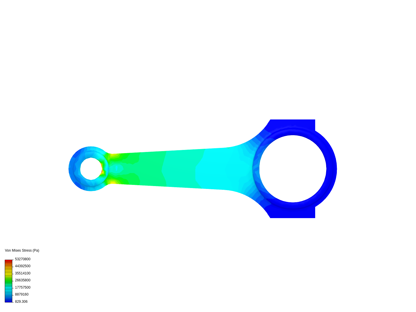 Tutorial 1: Connecting rod stress analysis image