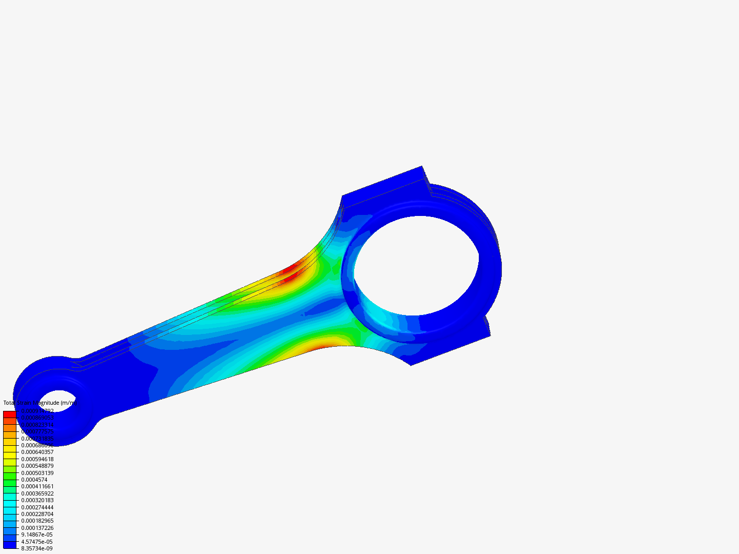 Tutorial 1: Connecting rod stress analysis image