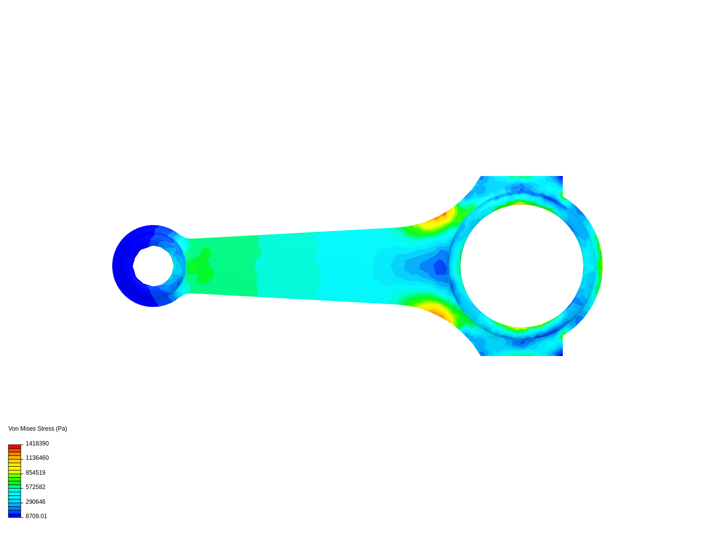 Tutorial 1: Connecting rod stress analysis image