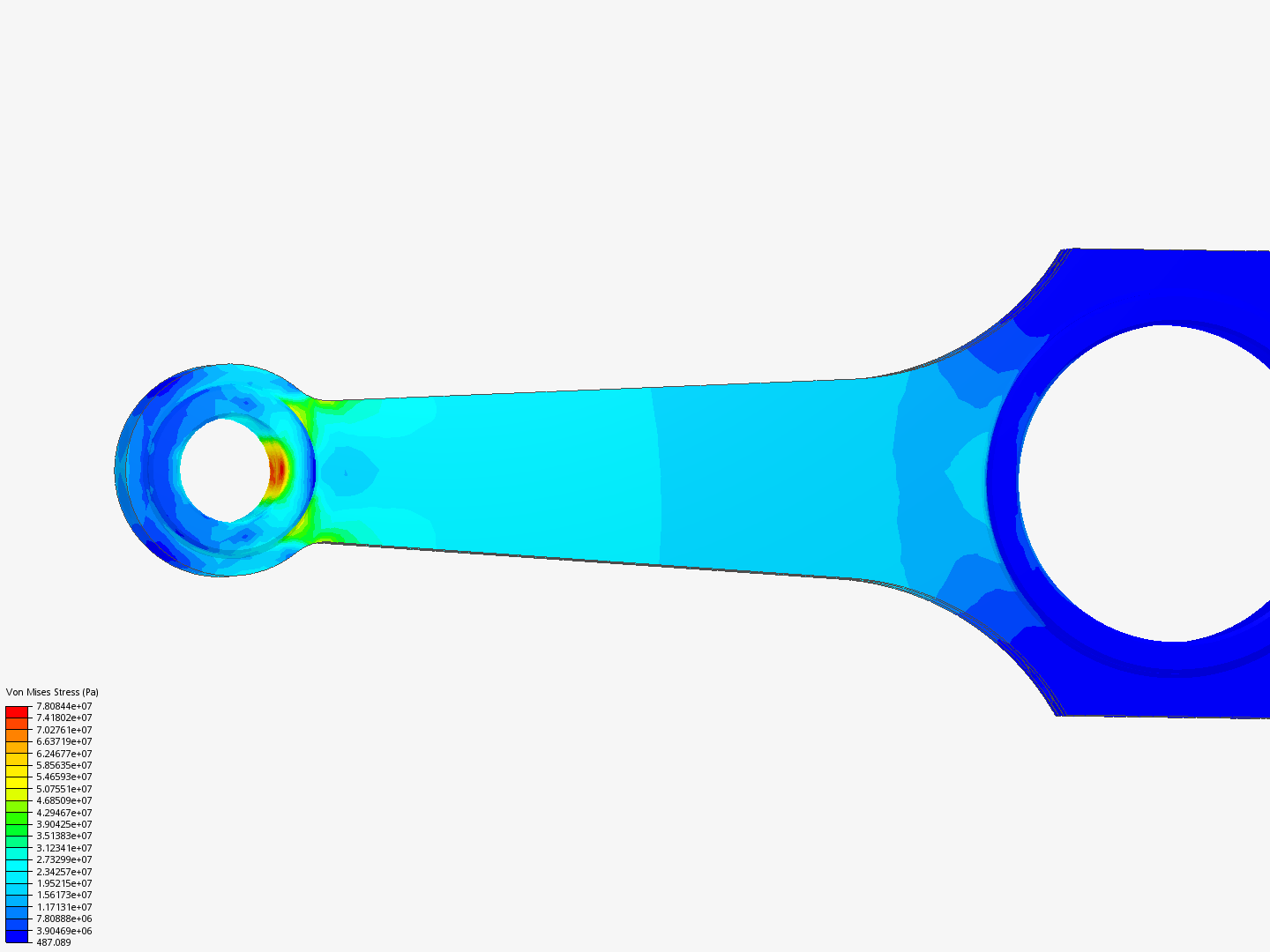 Tutorial 1: Connecting rod stress analysis image