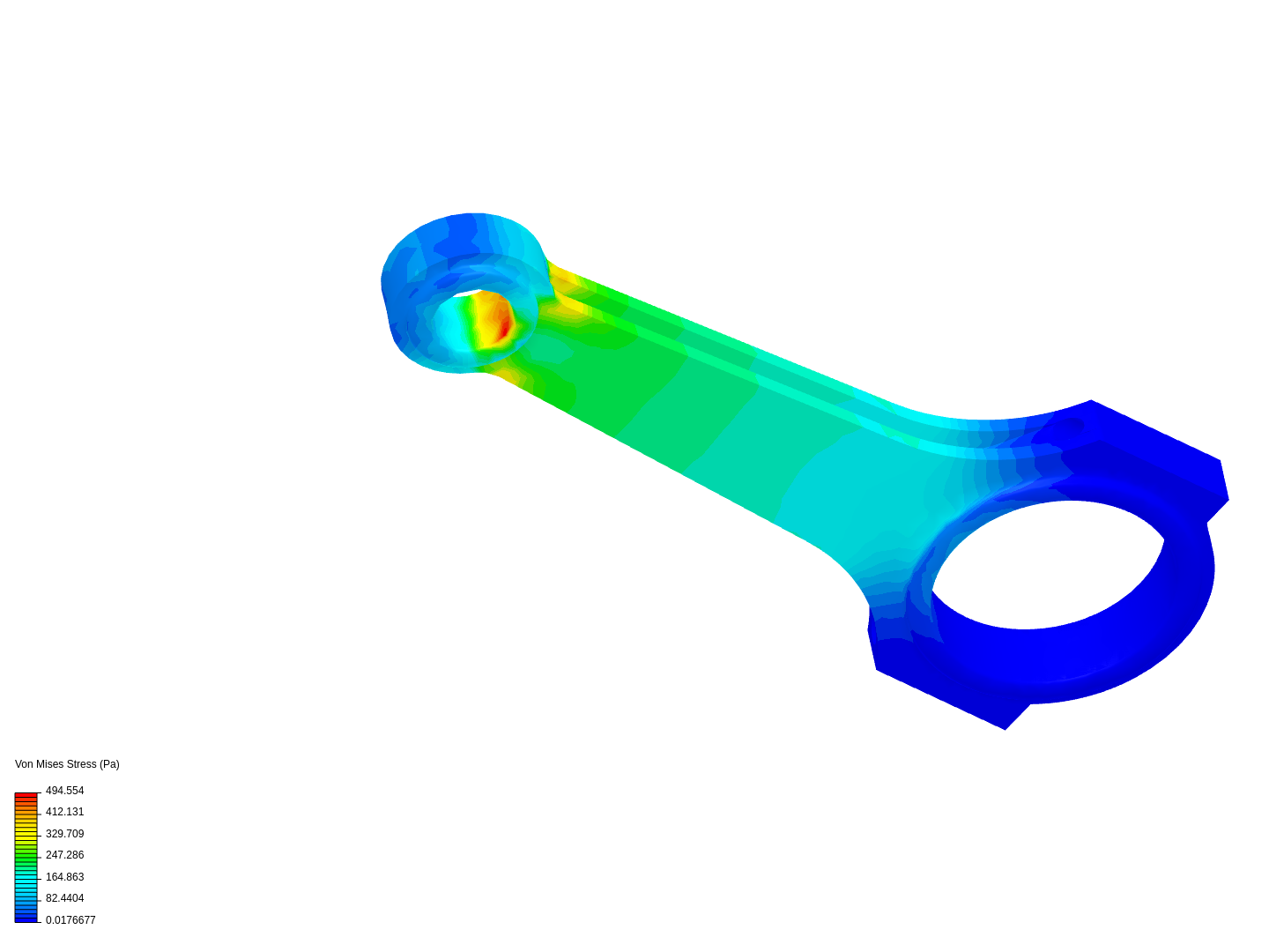 Tutorial 1: Connecting rod stress analysis image