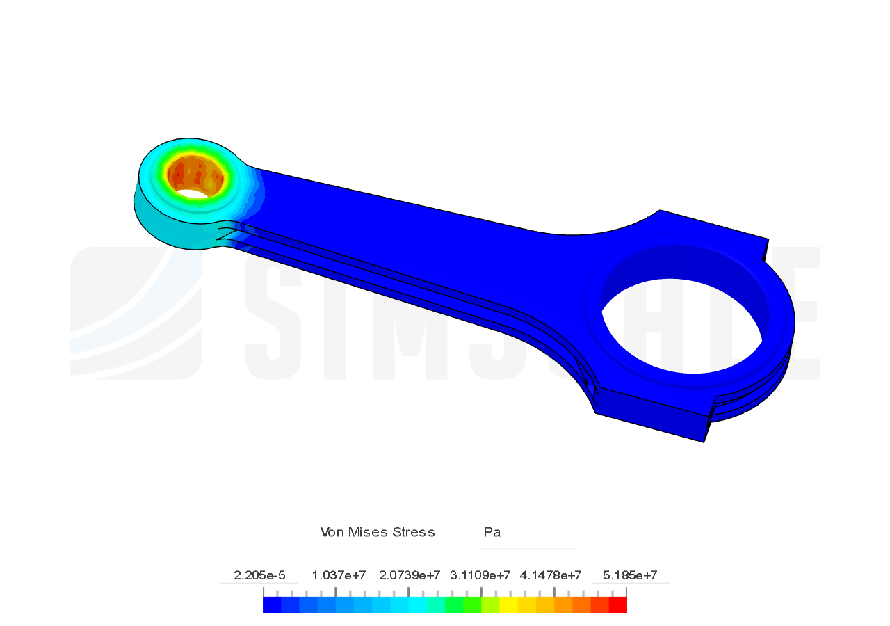 Tutorial 1: Connecting rod stress analysis image