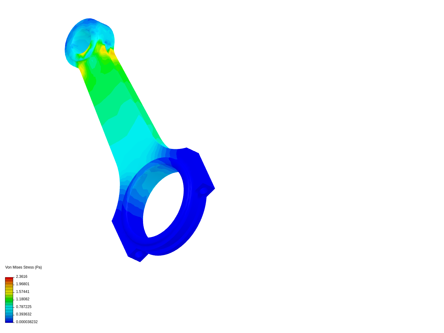 Tutorial 1: Connecting rod stress analysis image