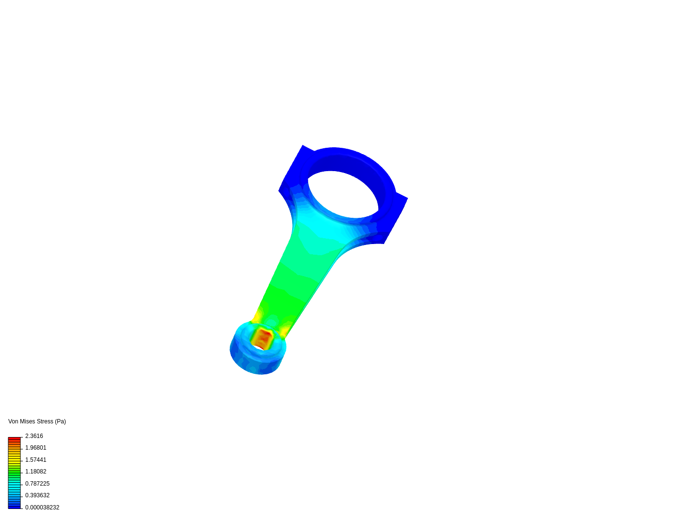 Tutorial 1: Connecting rod stress analysis image