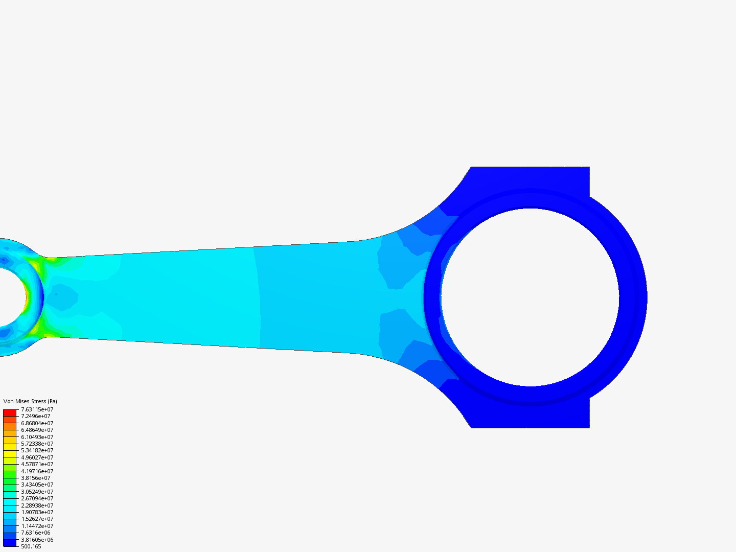 Tutorial 1: Connecting rod stress analysis image