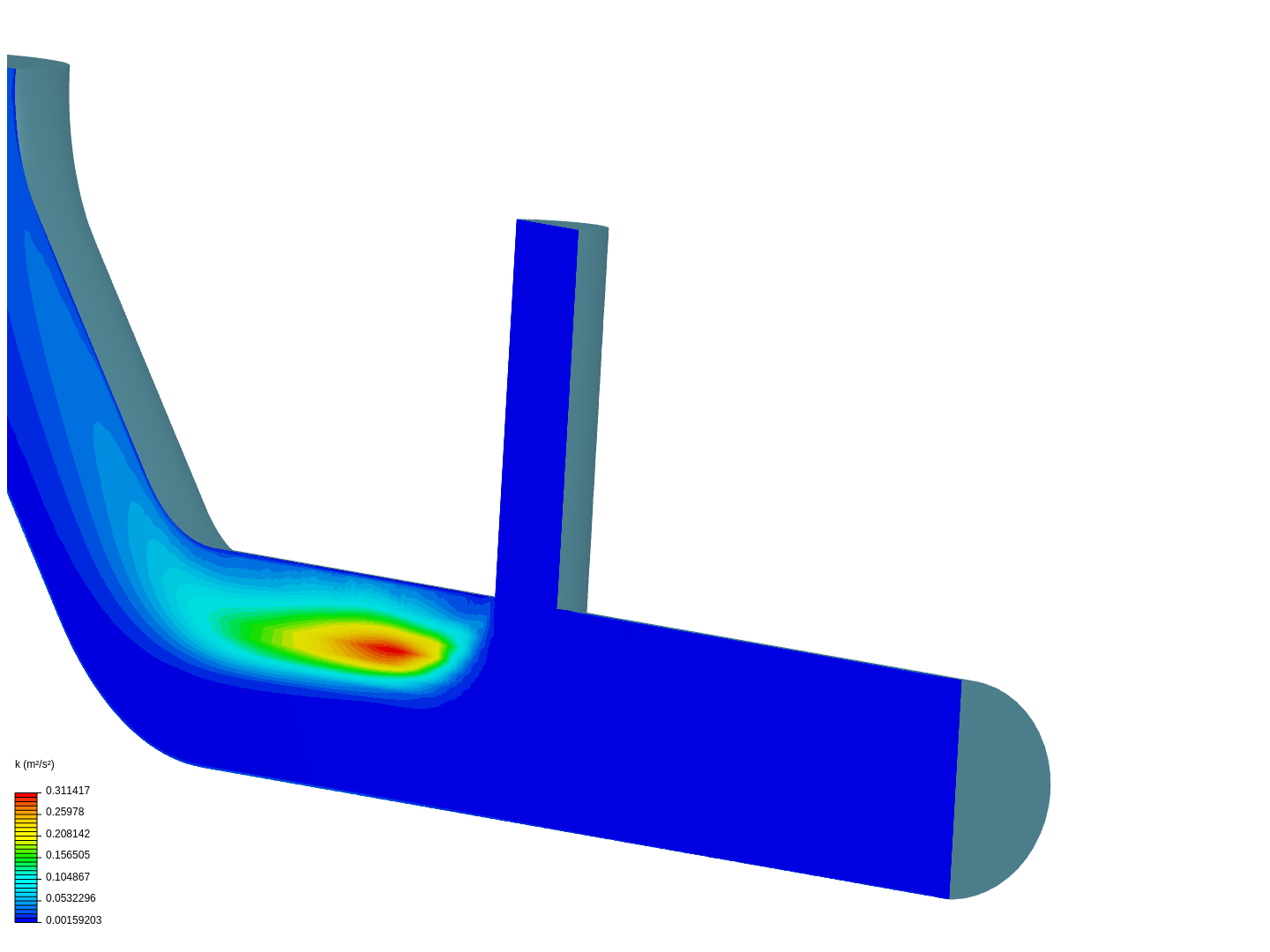 Tutorial 2: Pipe junction flow by fcurci | SimScale