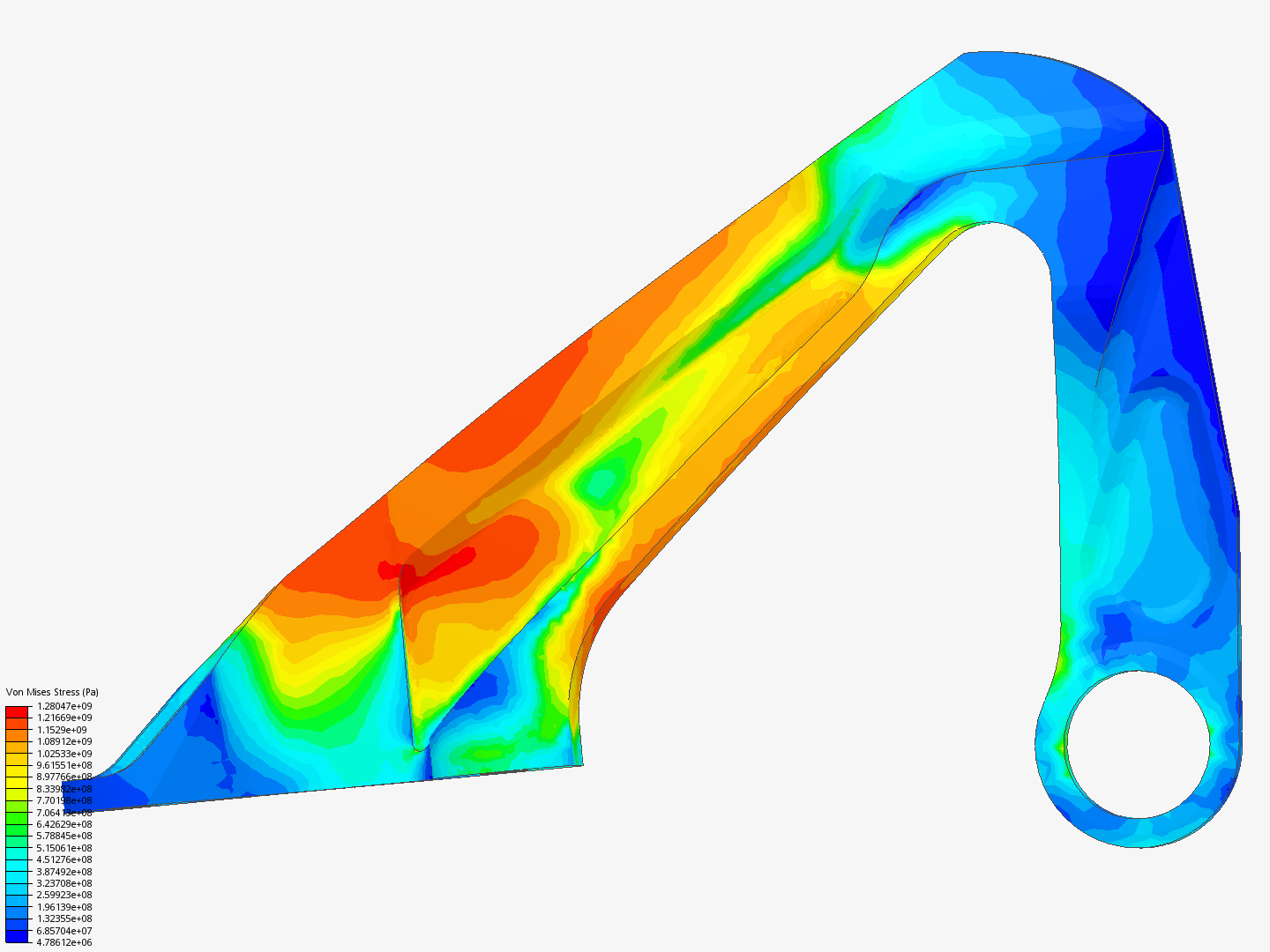 Nonlinear Analysis of Aircraft Engine Bearing Bracket image