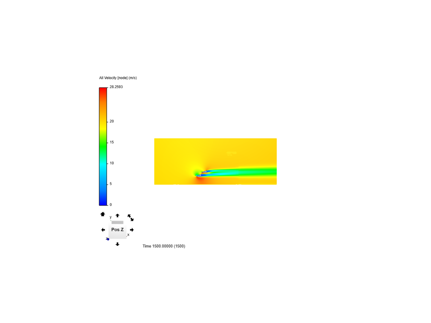 Tutorial - Airflow around a spoiler image