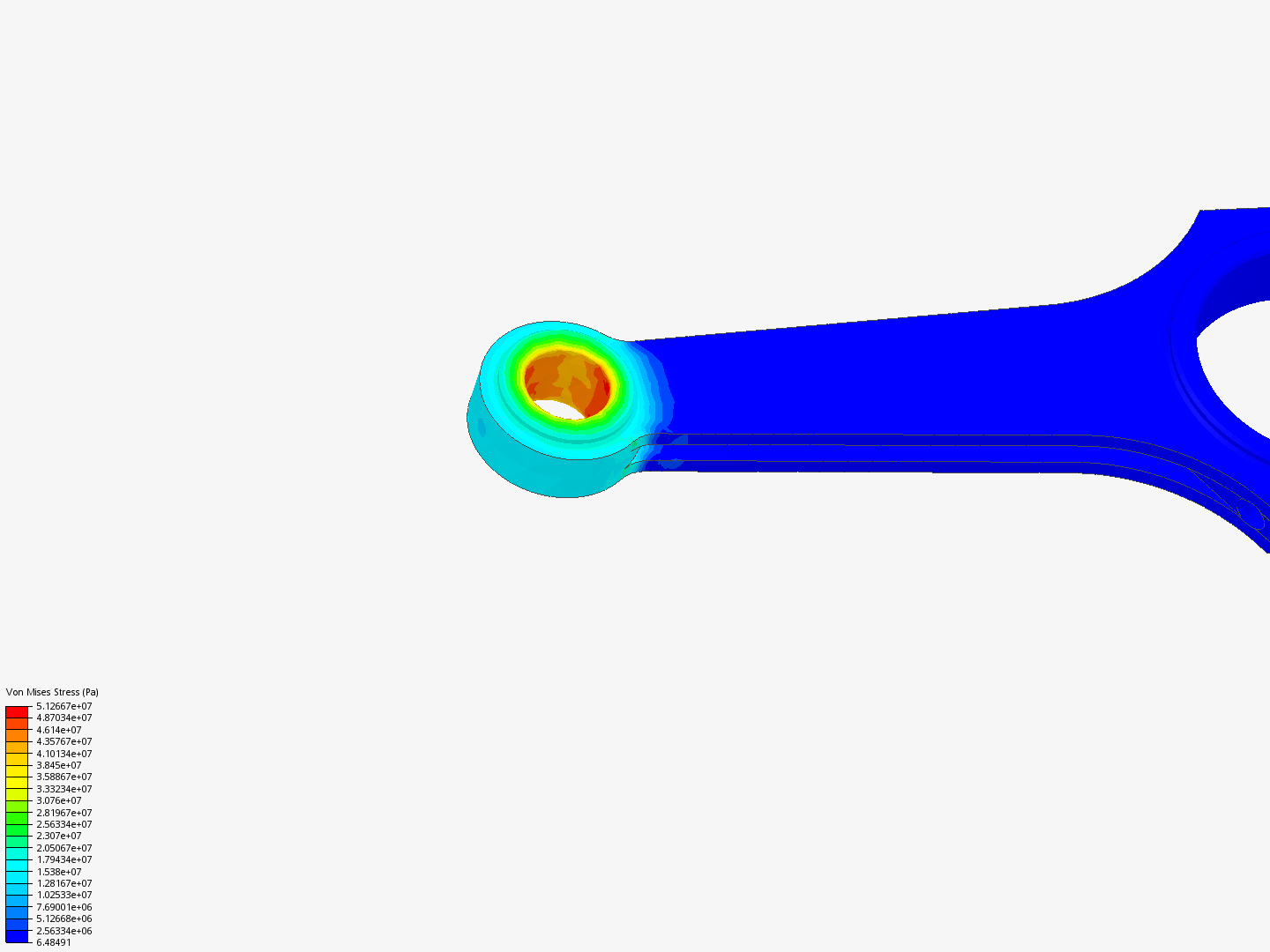 Tutorial 1: Connecting rod stress analysis image