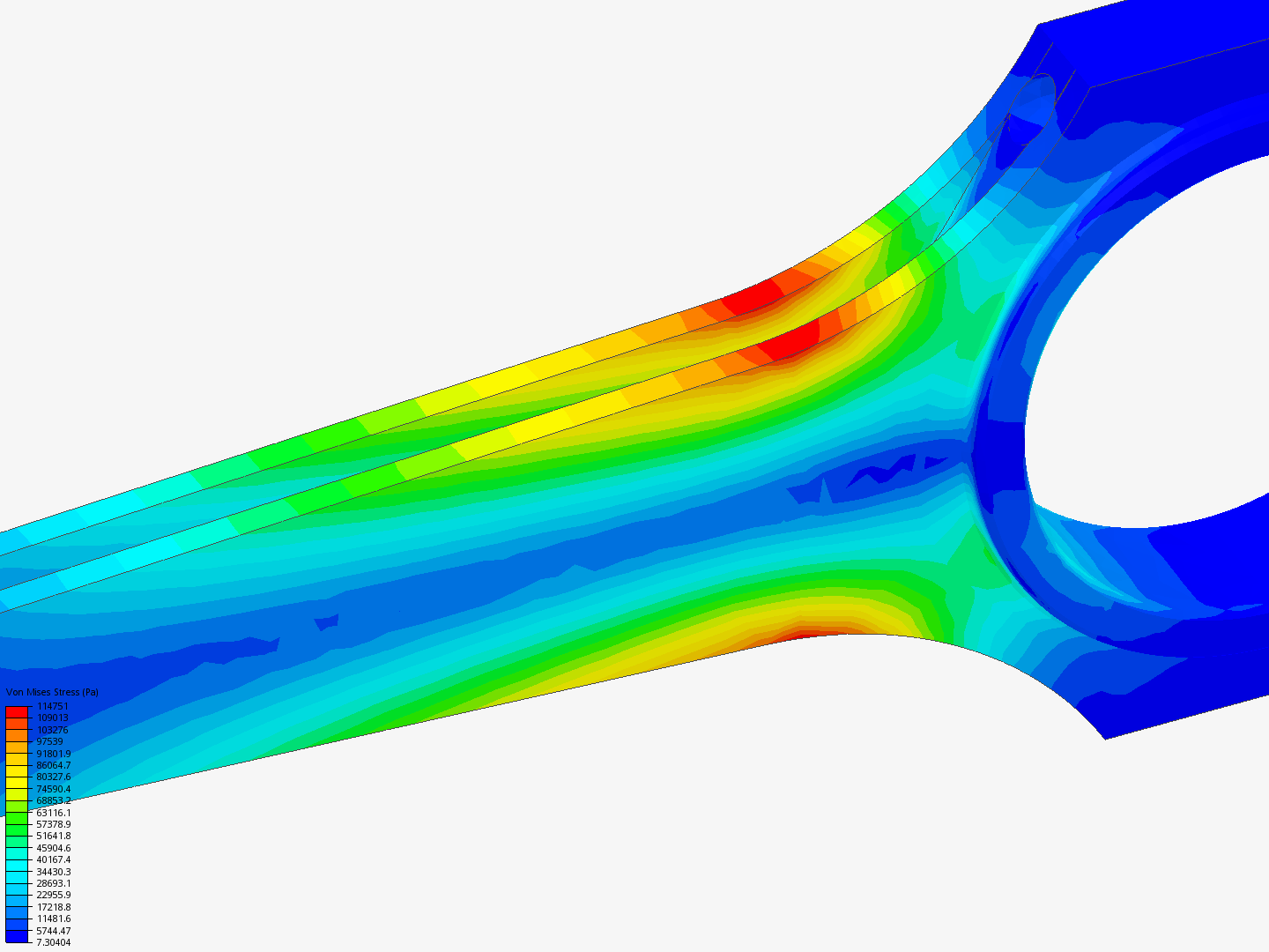 Tutorial 1: Connecting rod stress analysis image