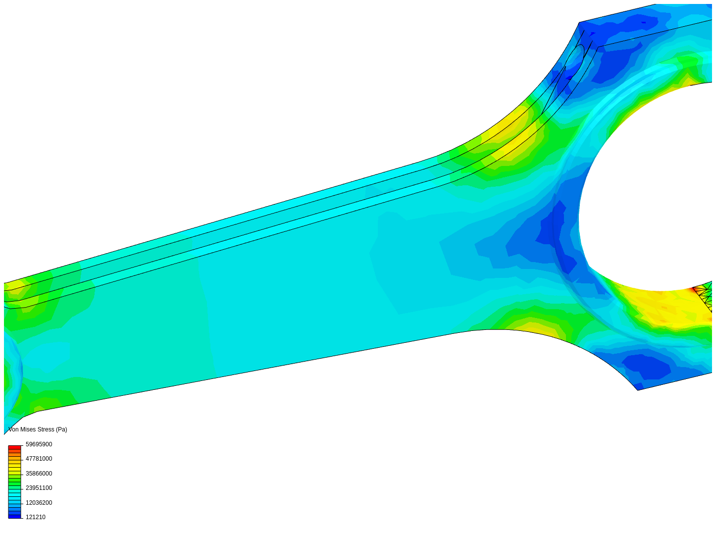 Tutorial 1: Connecting rod stress analysis image