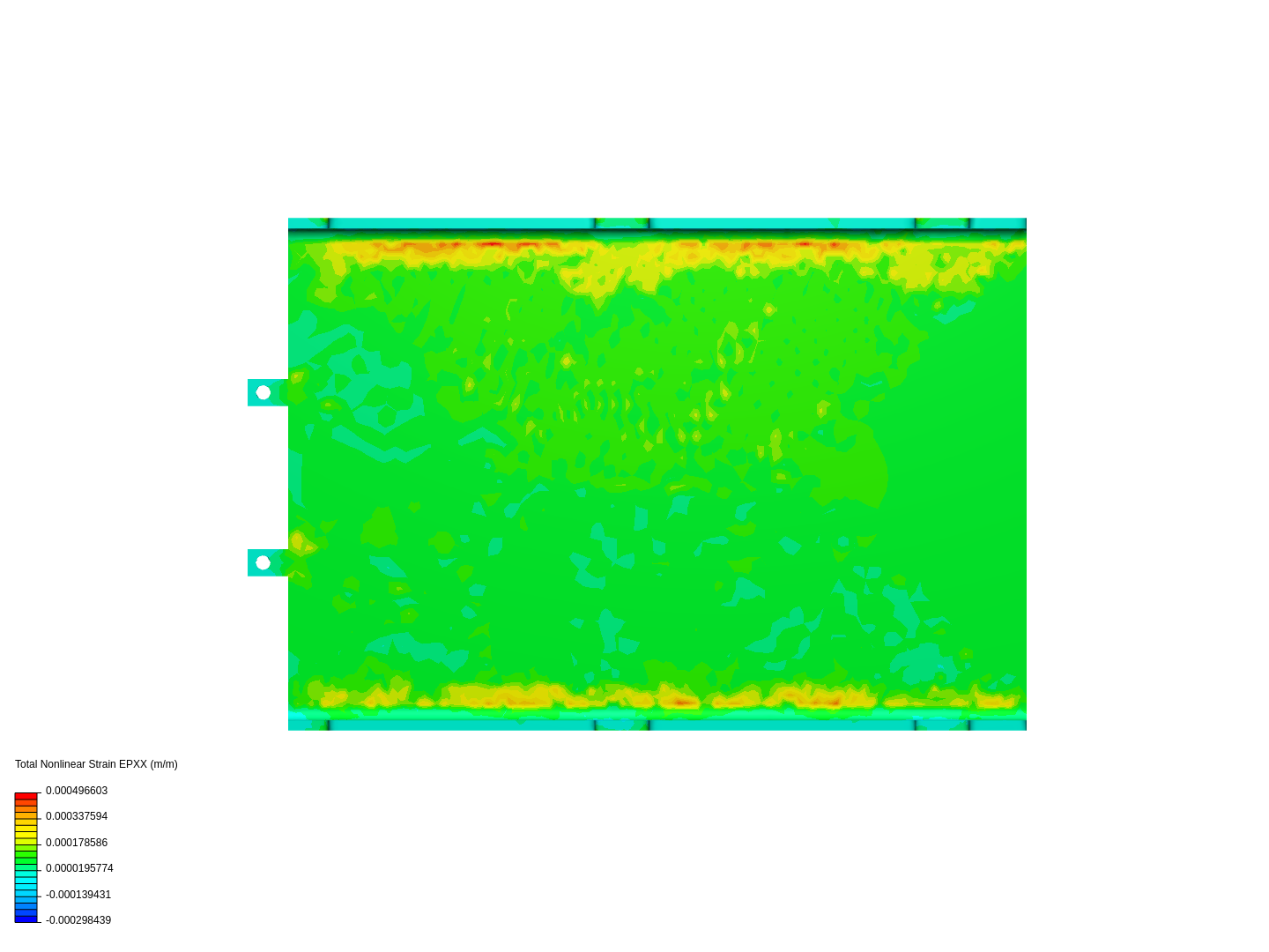 Bent wall structural analysis image