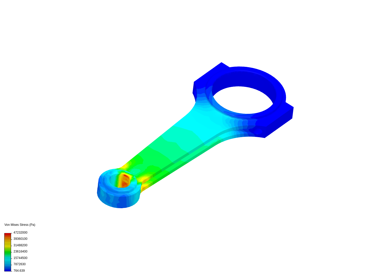 Tutorial 1: Connecting rod stress analysis image