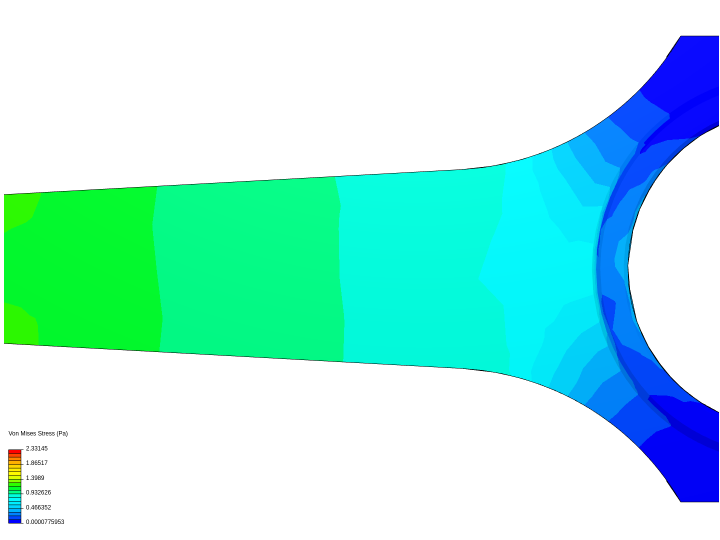 Tutorial 1: Connecting rod stress analysis image