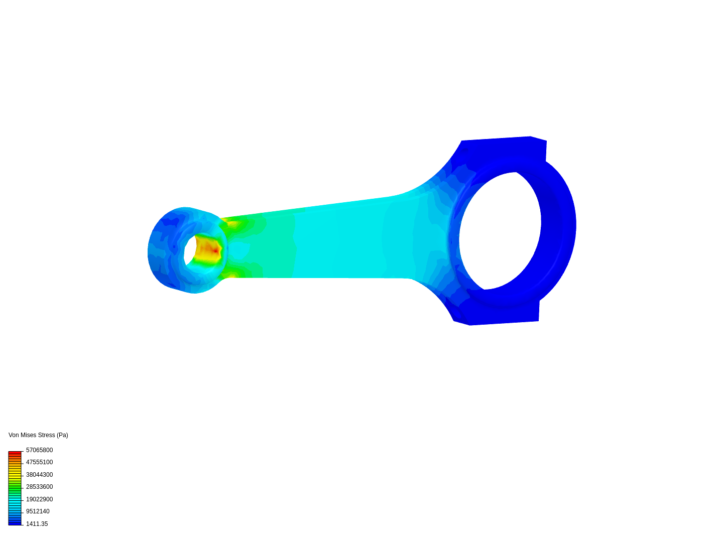 Tutorial 1: Connecting rod stress analysis image