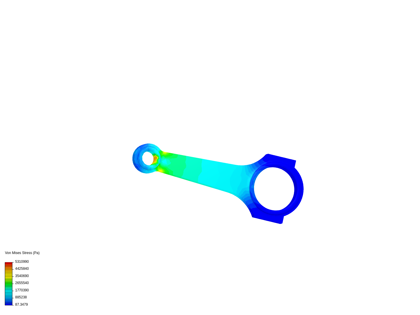 Tutorial 1: Connecting rod stress analysis image