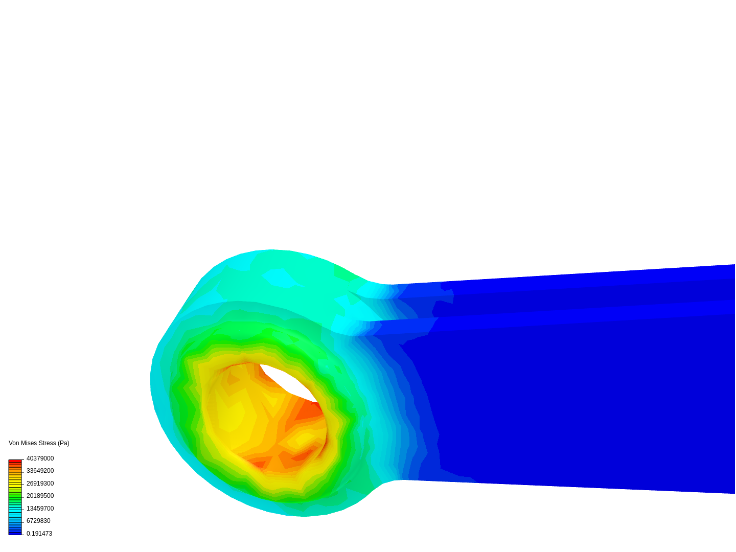 Tutorial 1: Connecting rod stress analysis image