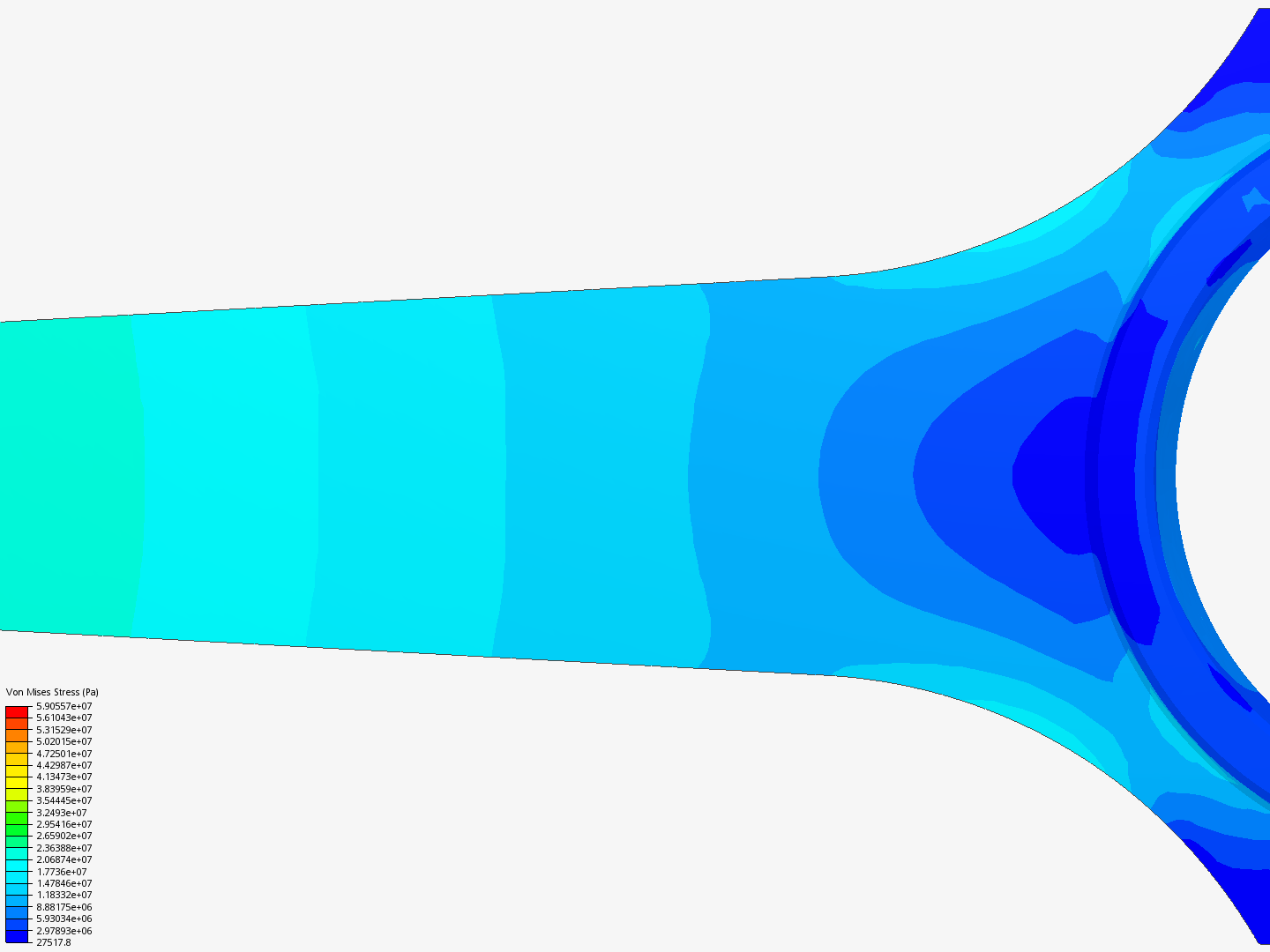 Tutorial 1: Connecting rod stress analysis image