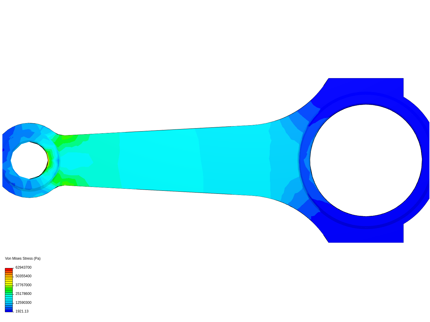 Tutorial 1: Connecting rod stress analysis image