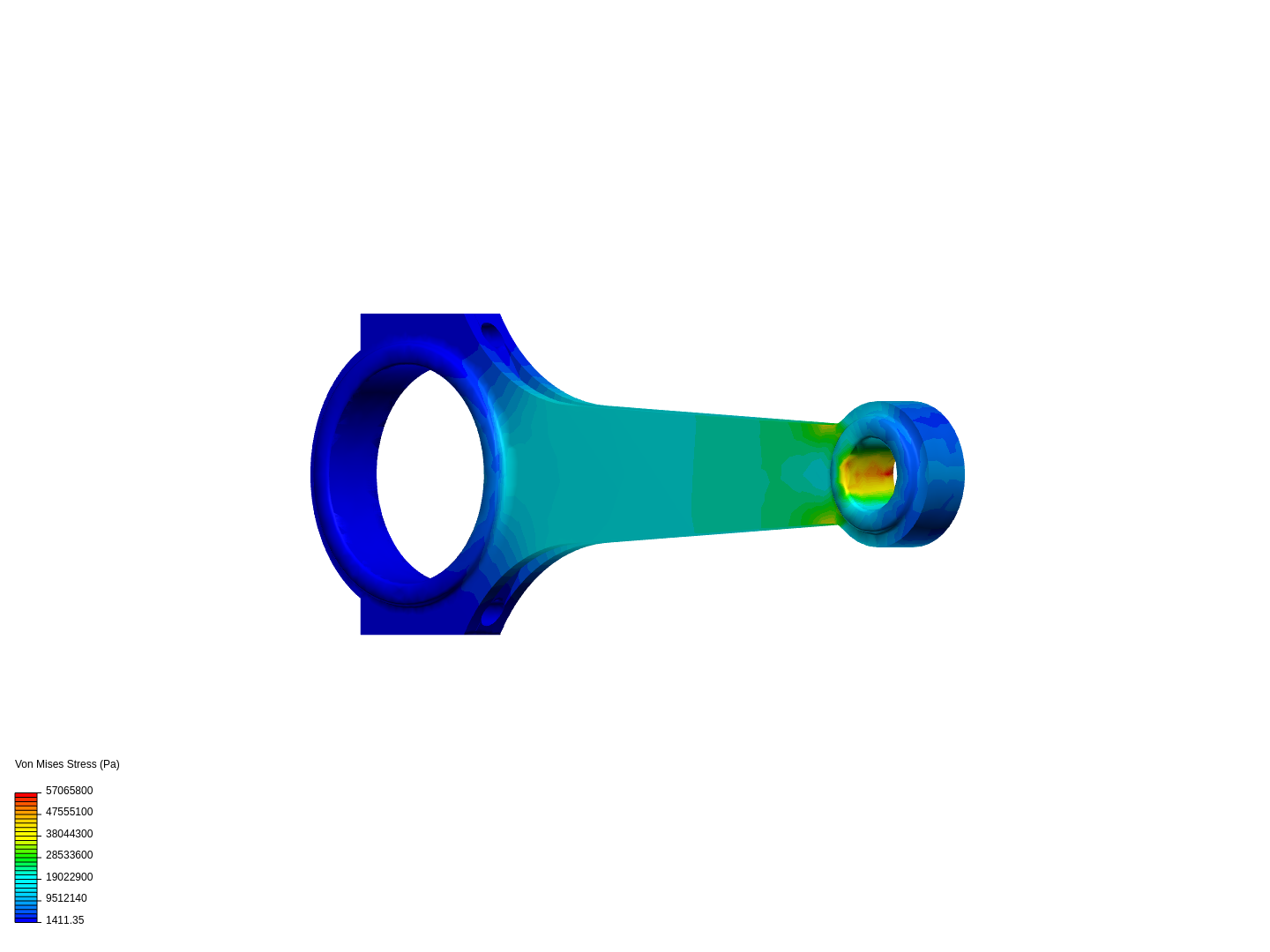 Tutorial 1: Connecting rod stress analysis image