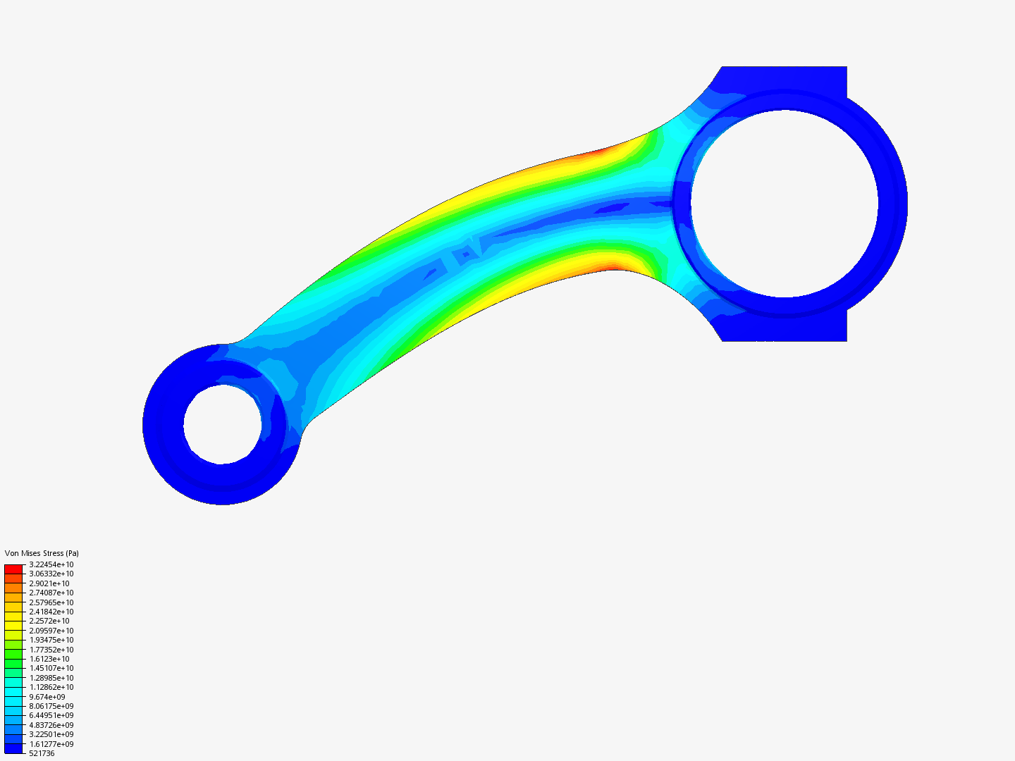 Tutorial 1: Connecting rod stress analysis image