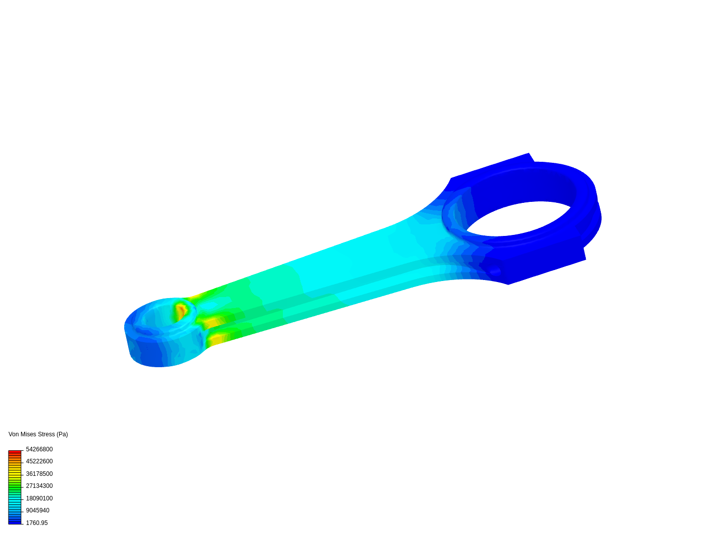 Tutorial 1: Connecting rod stress analysis image