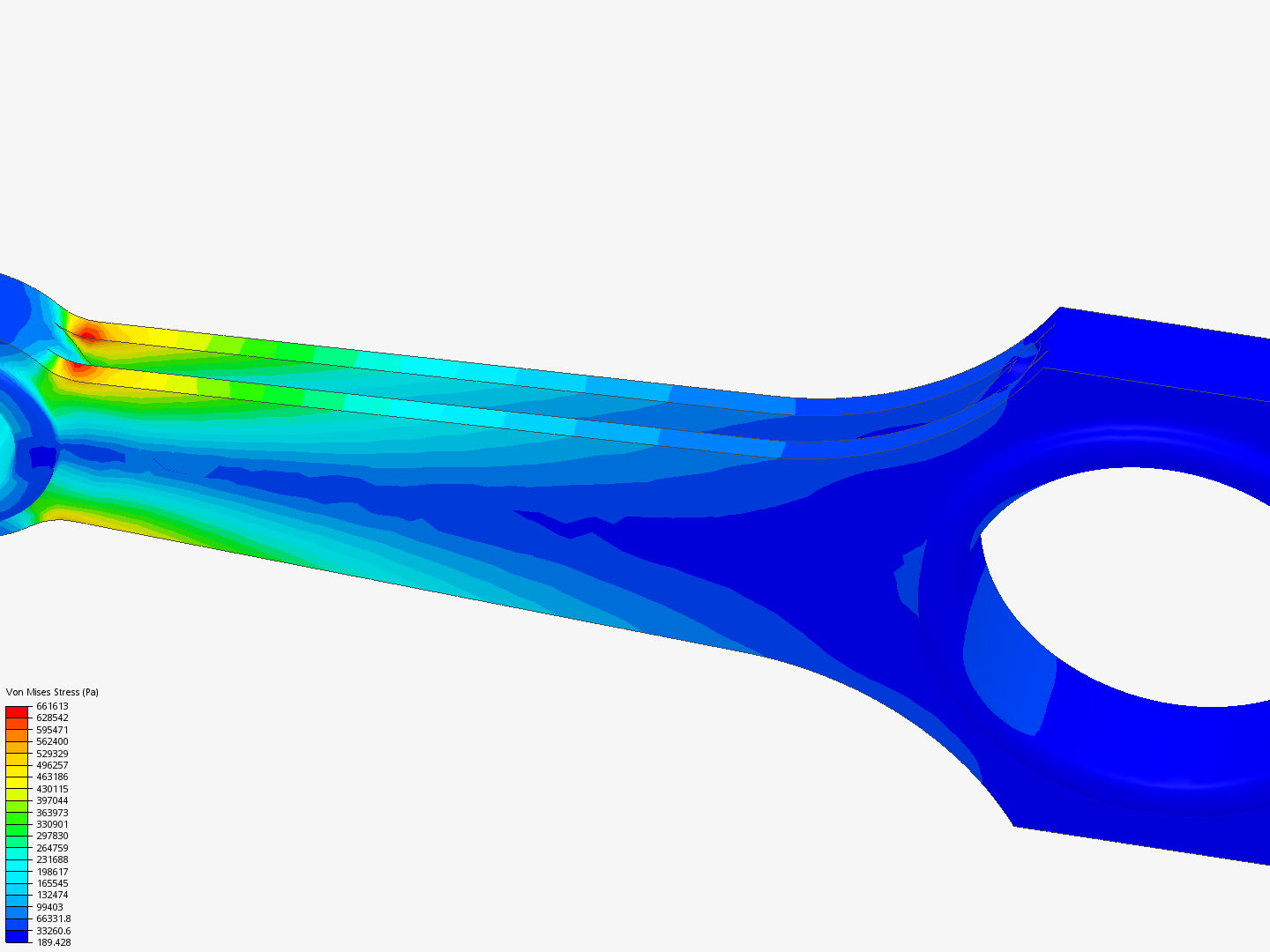 Tutorial 1: Connecting rod stress analysis image