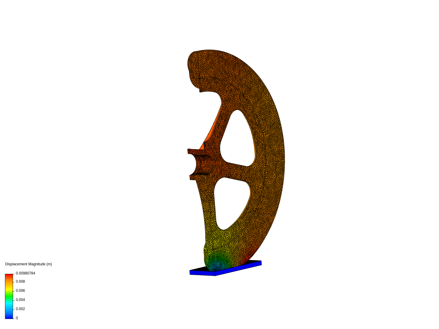 Tutorial: Nonlinear Analysis of a Wheel image