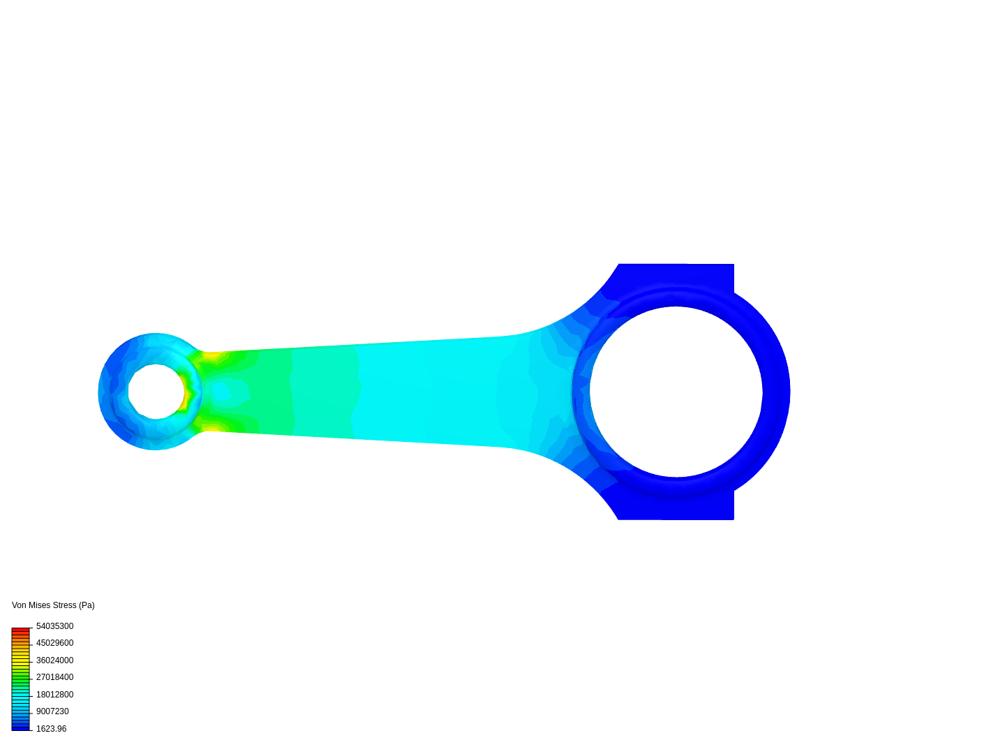 Tutorial 1: Connecting rod stress analysis image