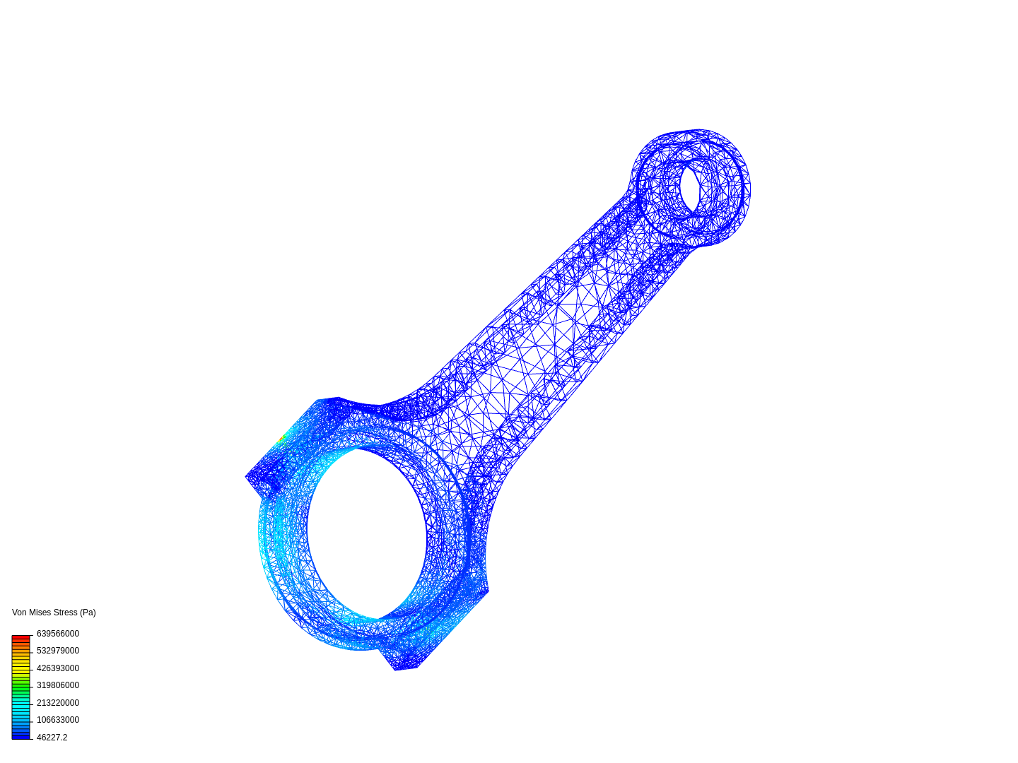 Tutorial 1: Connecting rod stress analysis image