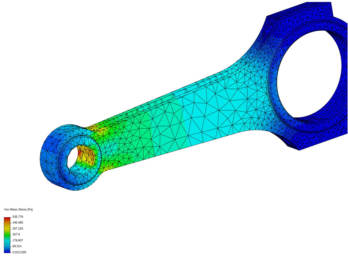 Tutorial 1: Connecting rod stress analysis image