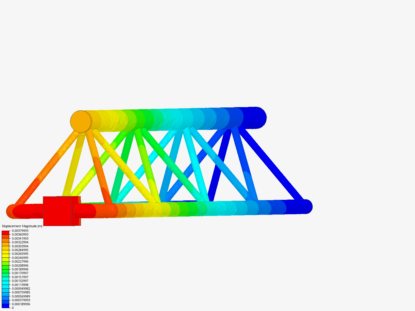 Tutorial - Linear static analysis of a crane image