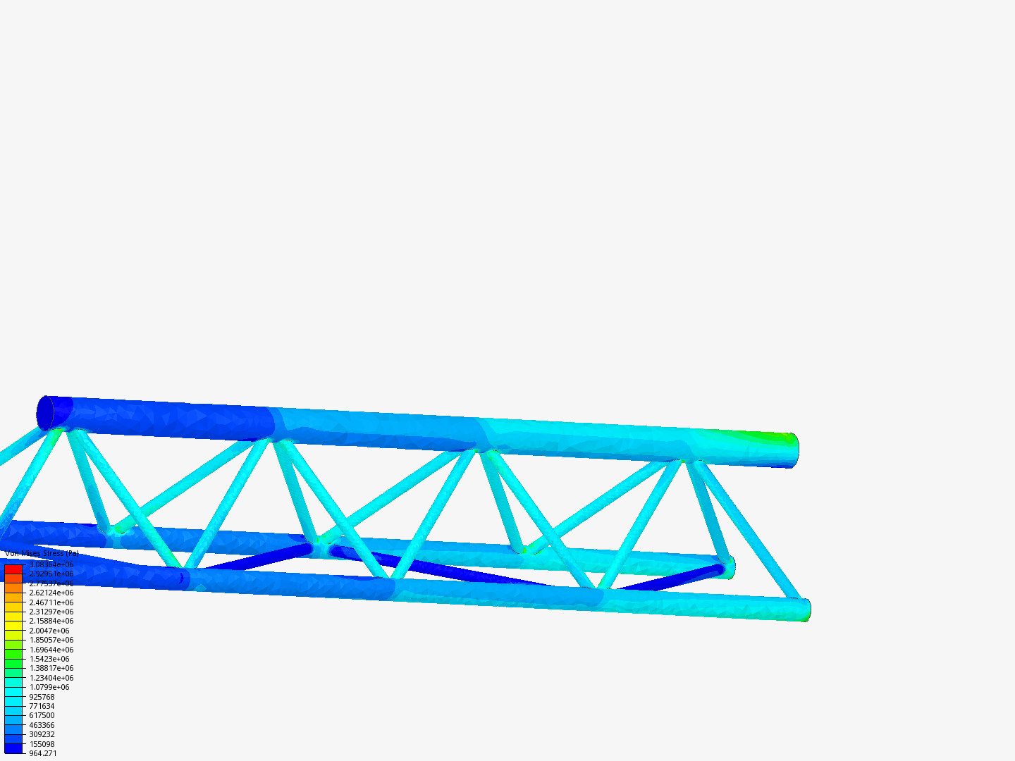 Tutorial - Linear static analysis of a crane image