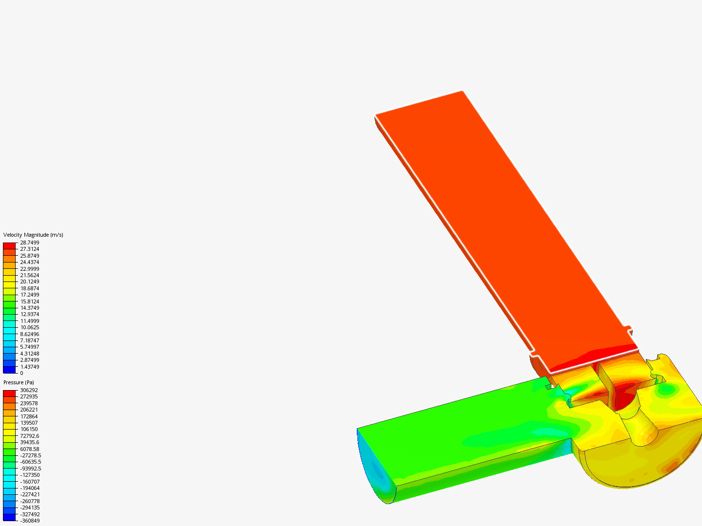 Tutorial: Fluid Flow Through a Valve - Demo image