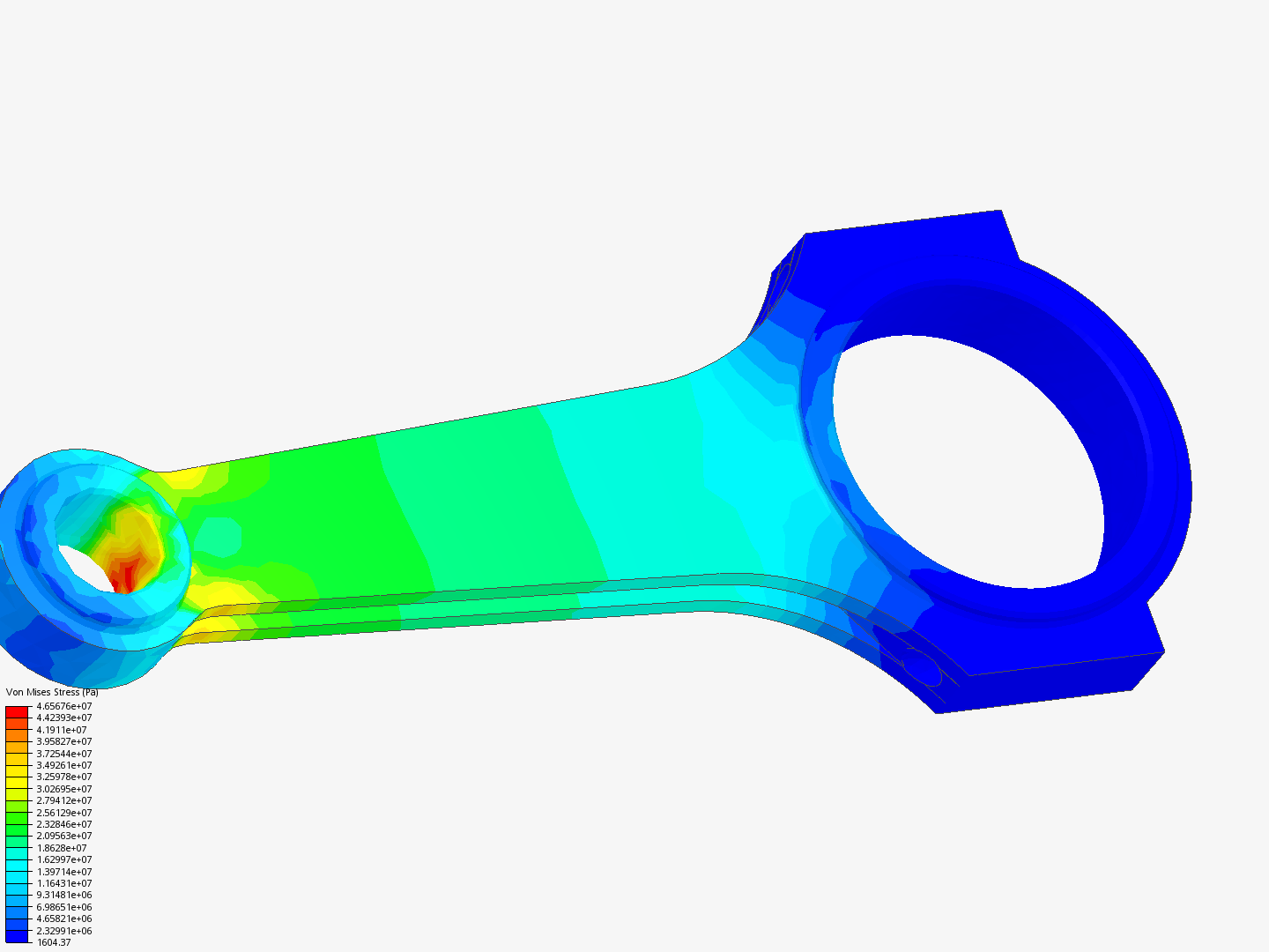 Tutorial 1: Connecting rod stress analysis image