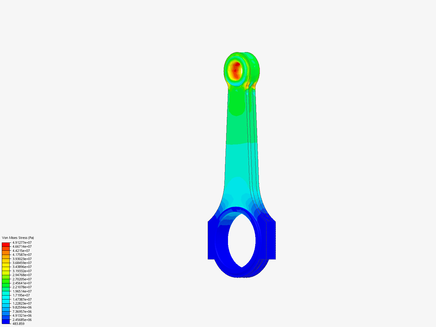 Tutorial 1: Connecting rod stress analysis image