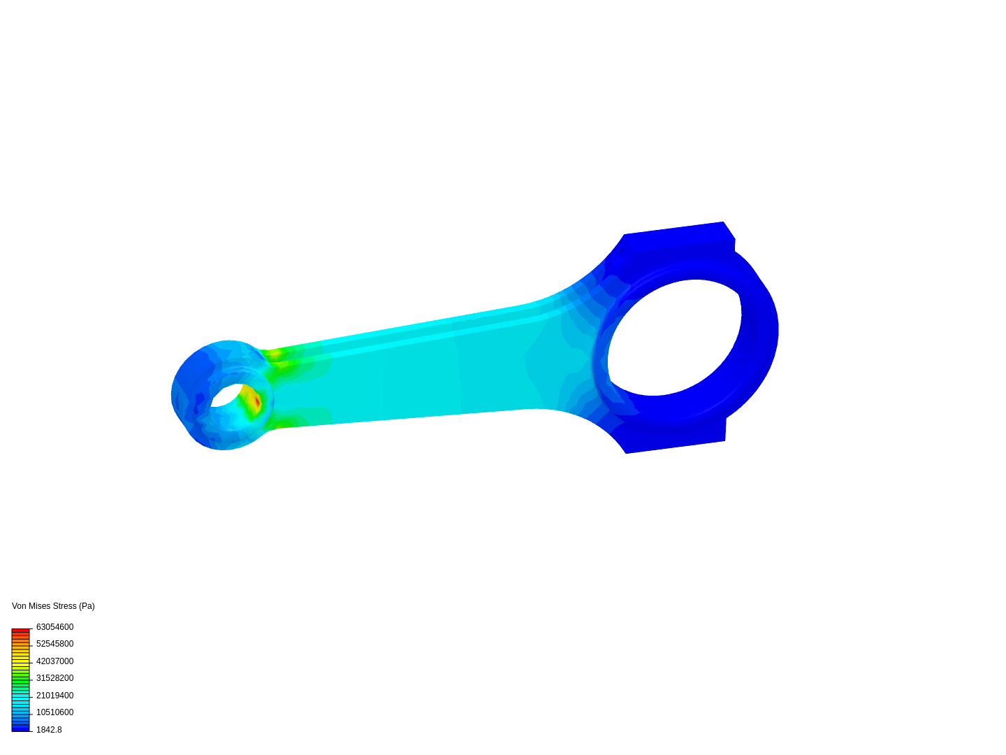 Tutorial 1: Connecting rod stress analysis image