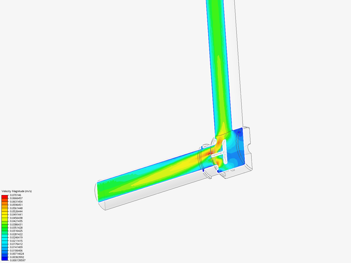 Tutorial: Fluid Flow Through a Valve image