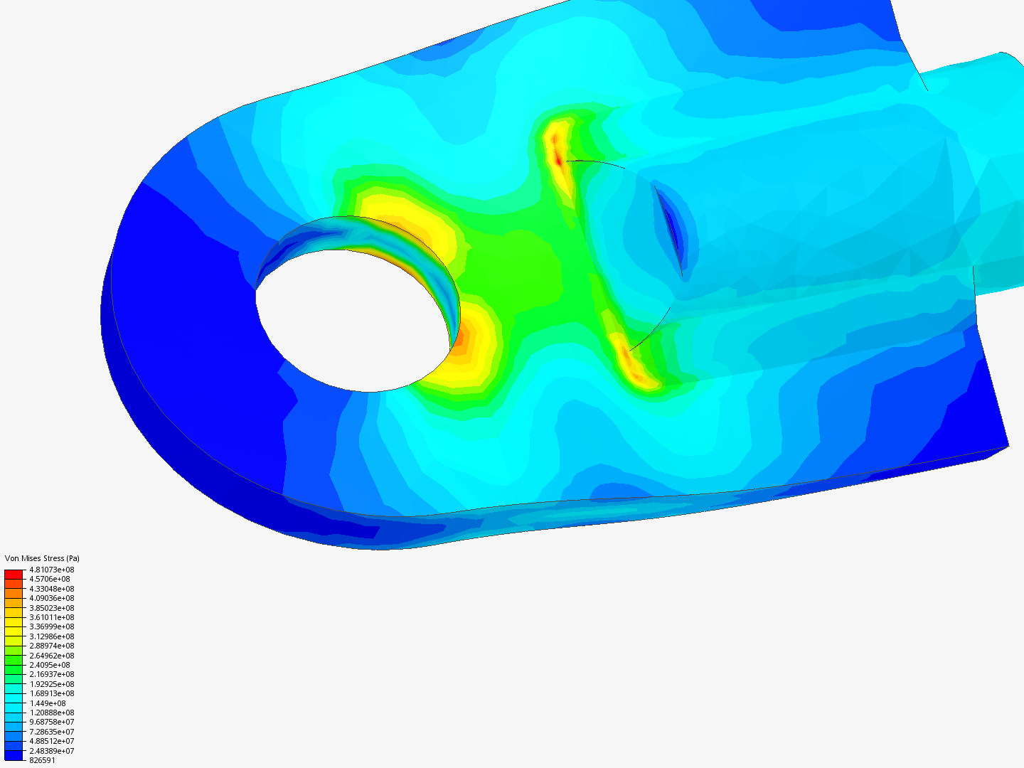 Eye at the end of shaft image