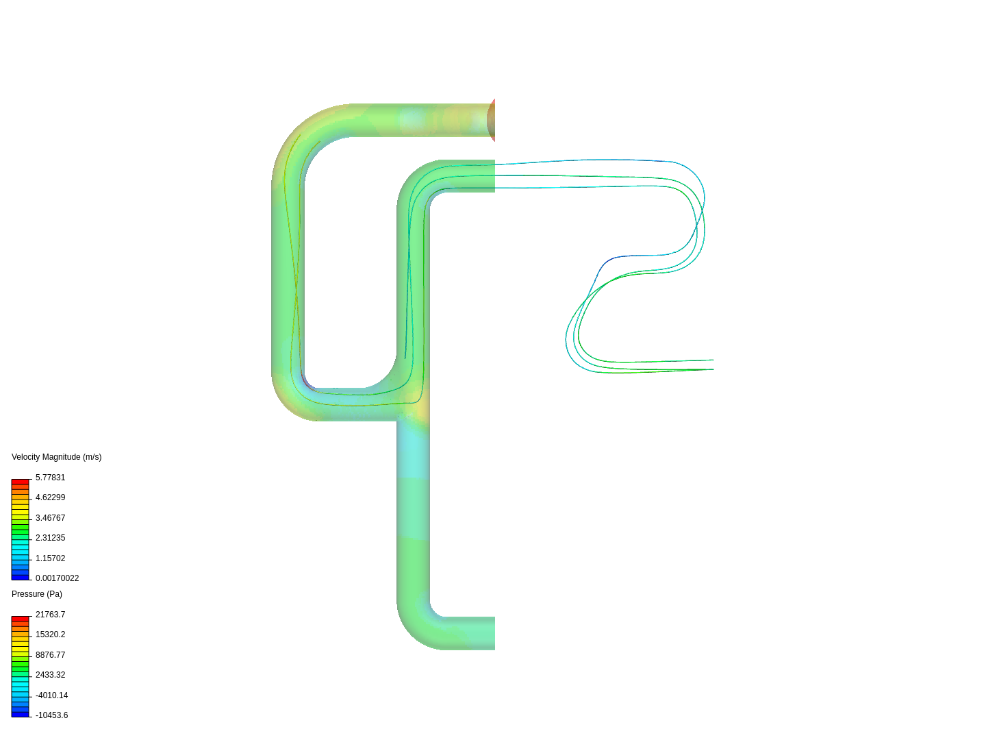 Cooling channel transient analysis image