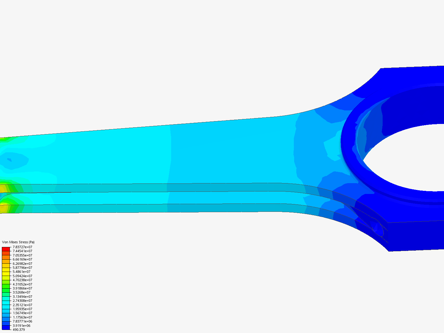 Tutorial 1: Connecting rod stress analysis image