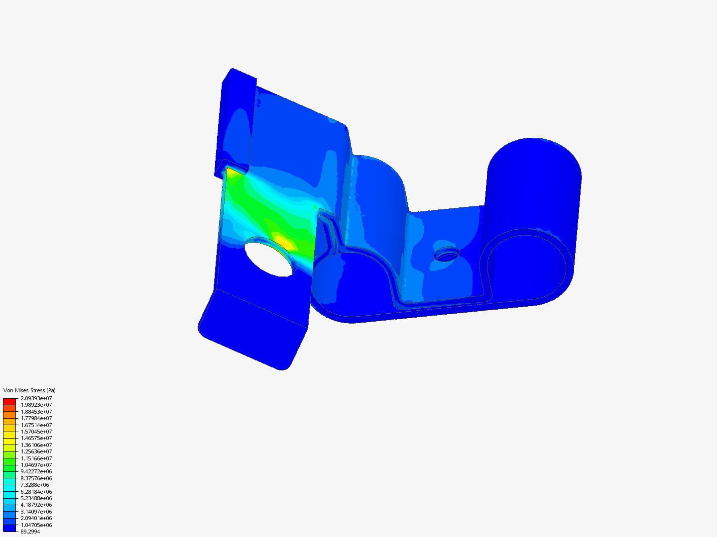 Static analisis Bracket Alluminium image